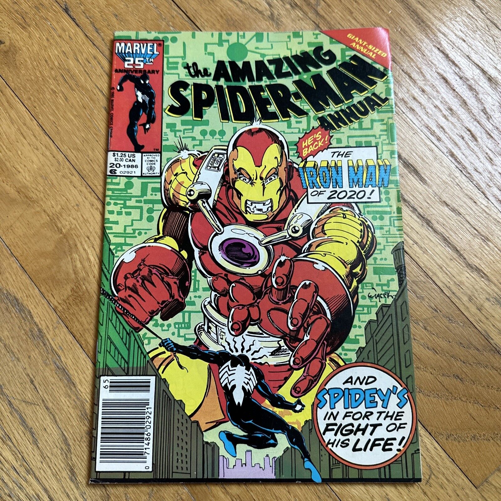 The Amazing Spider-Man Annual # 20 Marvel Comic Book Iron Man Avengers