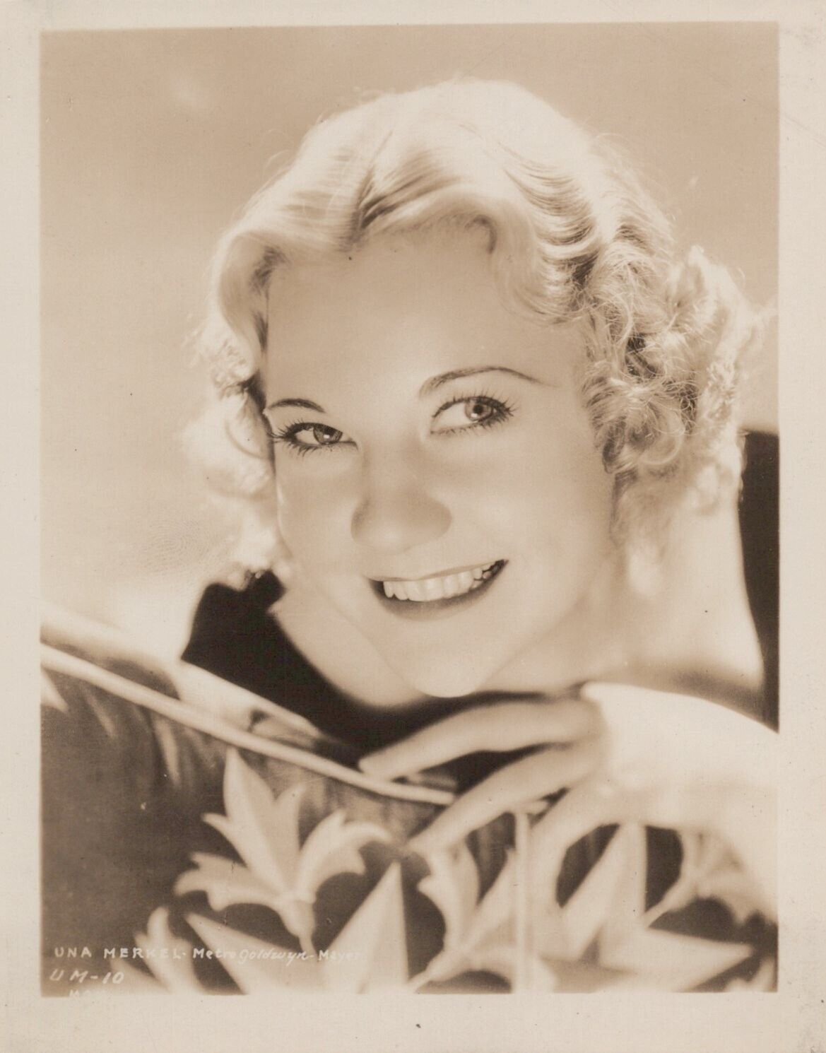 Una Merkel (1930s) 🎬⭐ Stunning Portrait Original Vintage MGM Photo K 196