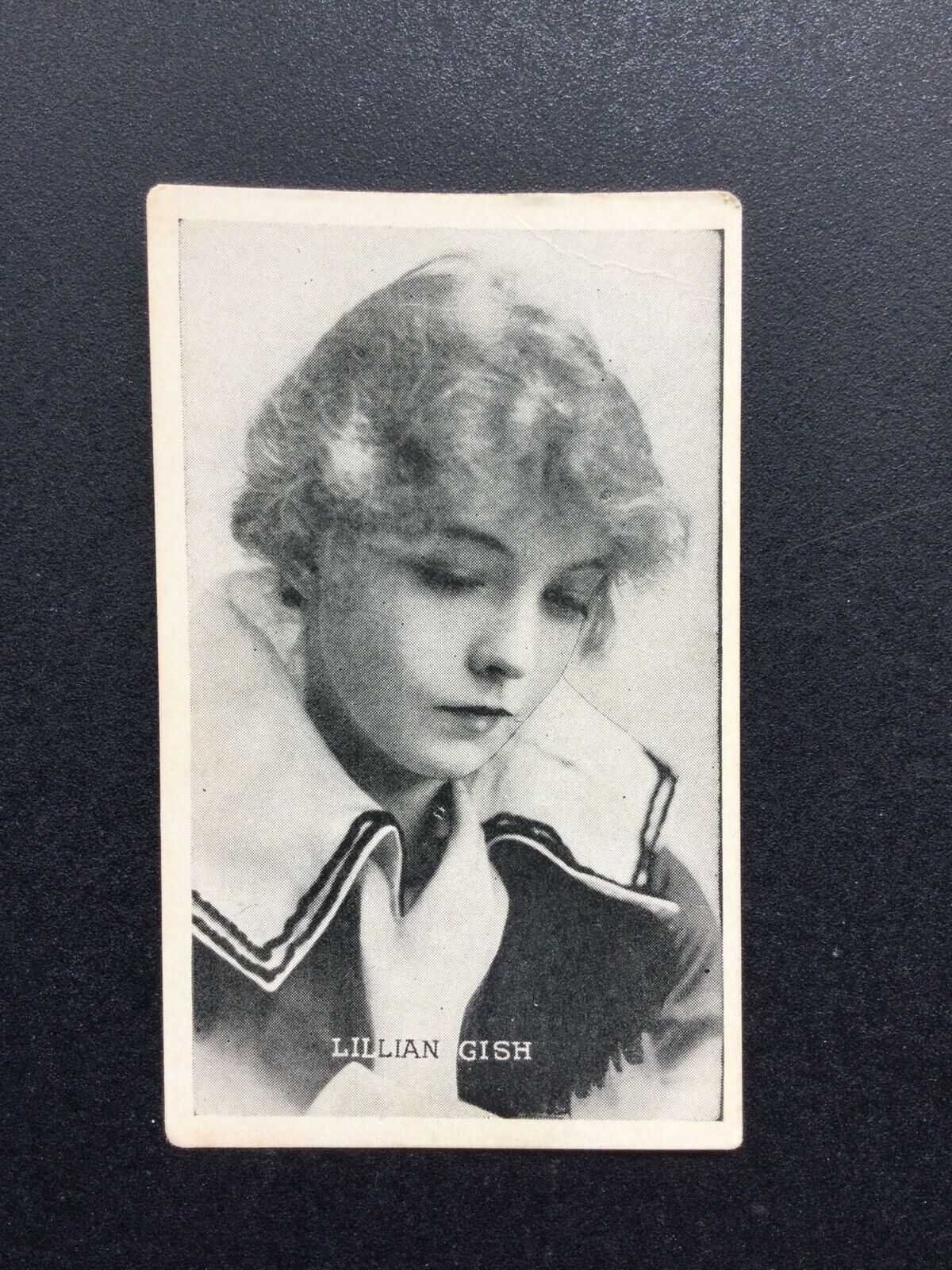 Vintage 1917 Lillian Gish Kromo Gravure Movie Picture Stars Card