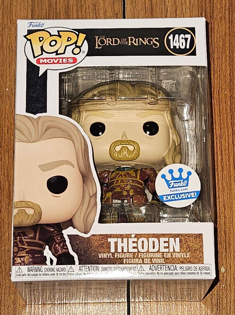 Funko Pop Movies #1467 Theoden The Lord Of The Rings LOTR Funko-Shop Exclusive