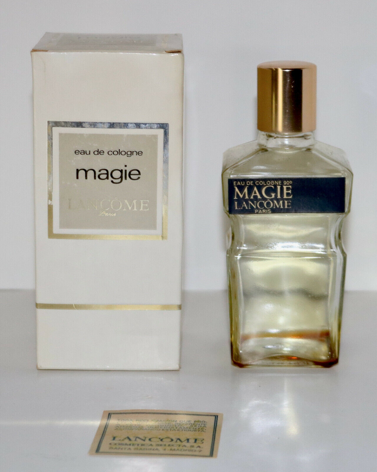 MAGIE Lancome vintage empty bottle in box MADRID