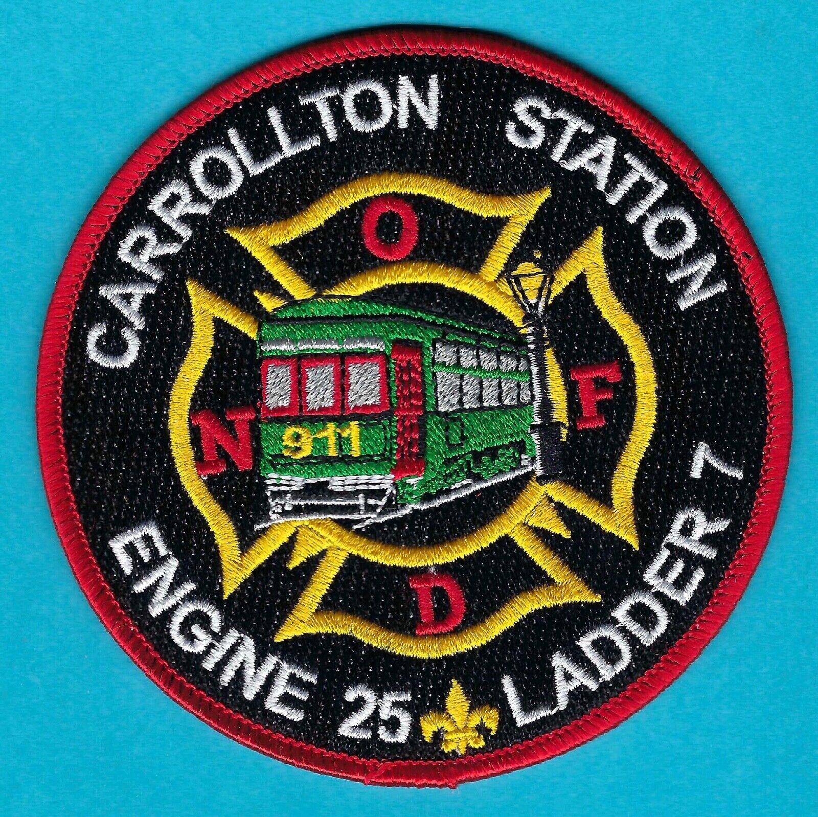 NEW ORLEANS LOUISIANA ENGINE 25 LADDER 7 FIRE COMPANY PATCH
