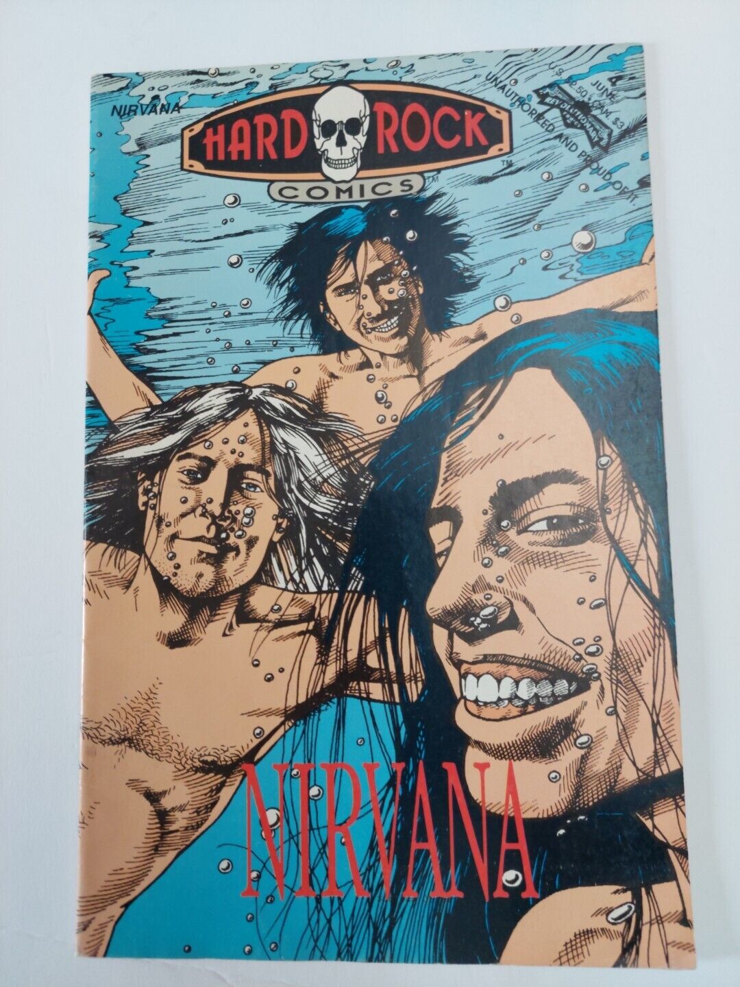 HARD ROCK COMICS 4 Nirvana  /  1st Print