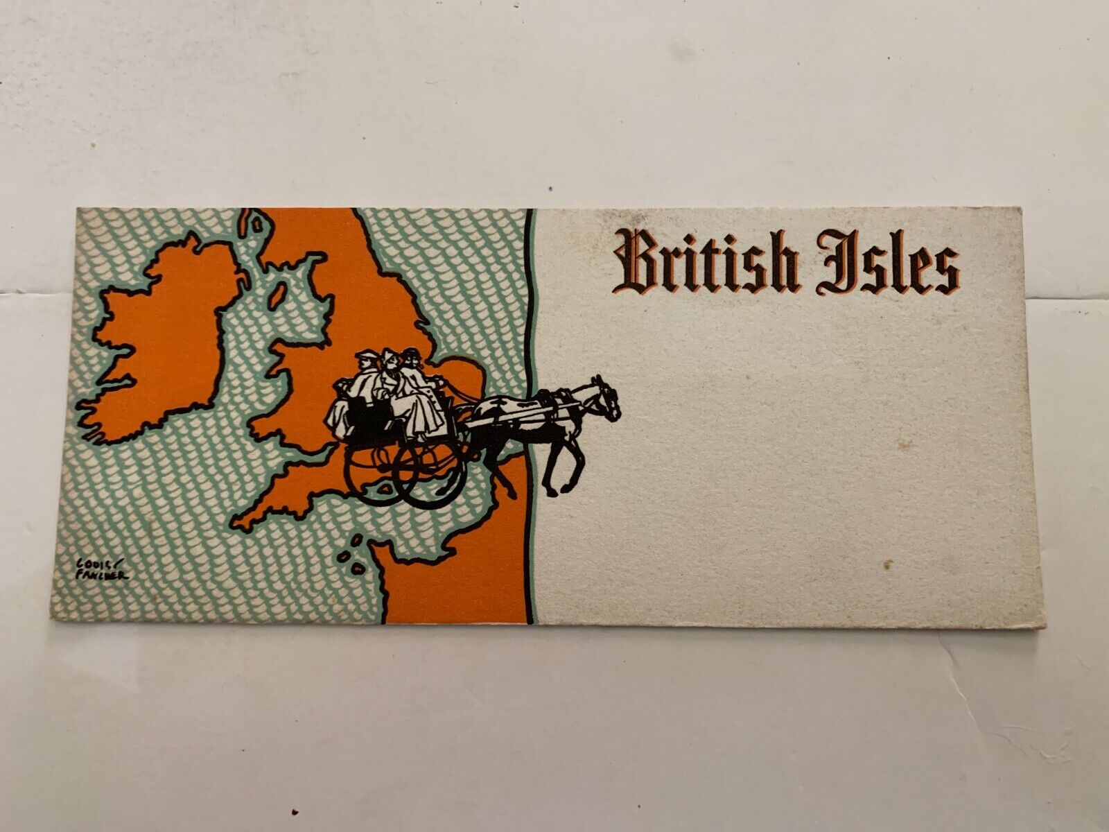 c.1920\'s British Isles By Artist Louis Fancher Ink Blotter