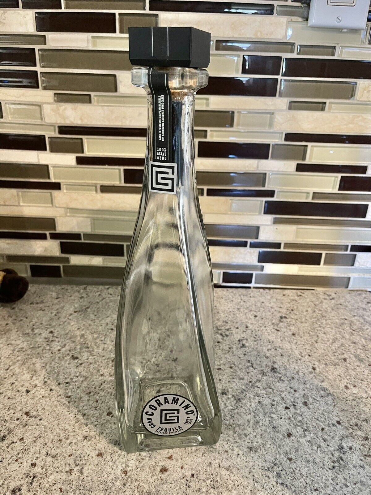 Gran Coramino Reposado Cristalino, Kevin Hart Tequila, EMPTY  Bottle 750ml W/Box