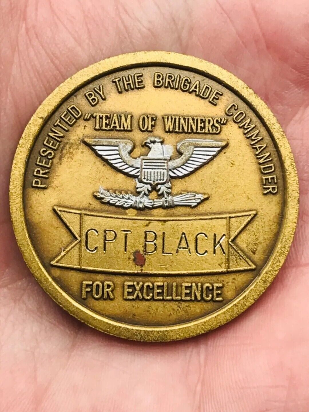 Air Defense Artillery United States Military Captain Black Challenge Coin 