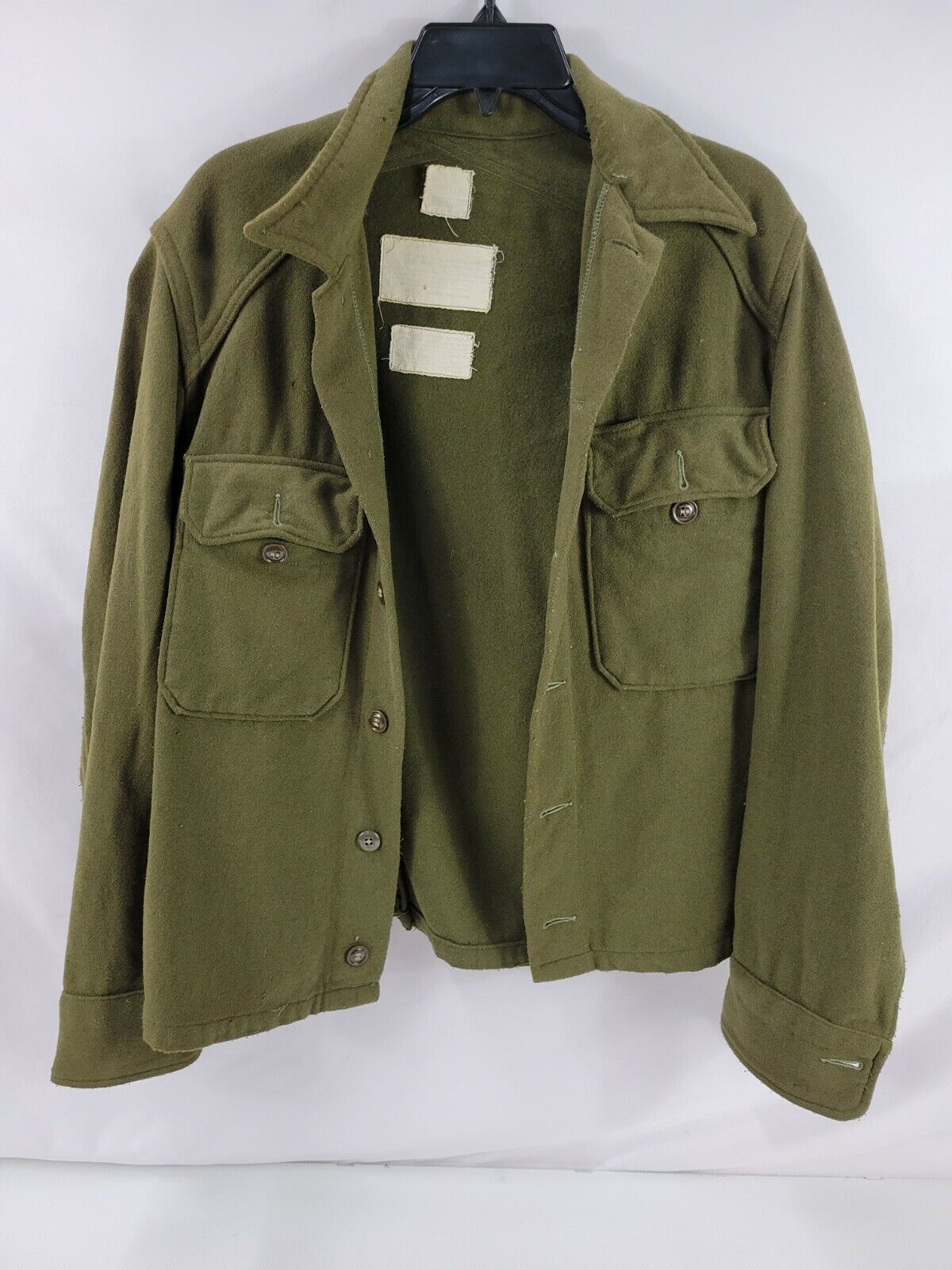 Men's Vintage Military Jacket 1956 Small USA Gov Issued Green  T