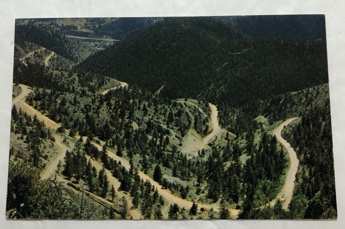 Virginia Canyon Highway, Colorado. Postcard (E2)