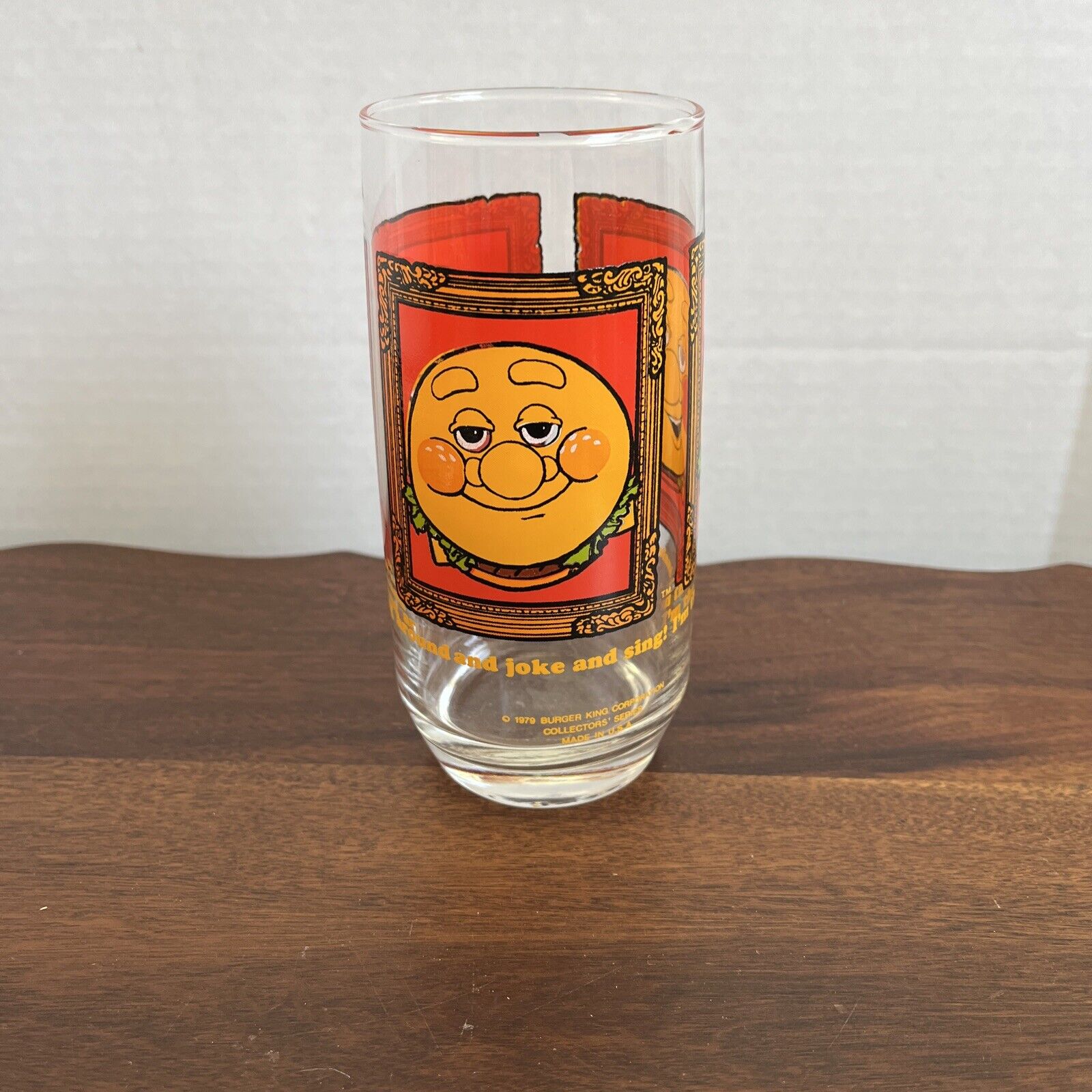 Vintage 1979 Burger King Glass Tumbler Collectors Series Made in USA 6\