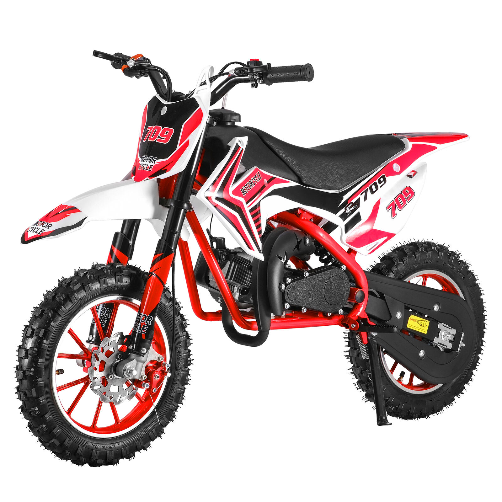 49cc 2-Stroke Kids Dirt Bike, Gas Power Motocross, Off Road Mini Motorcycle