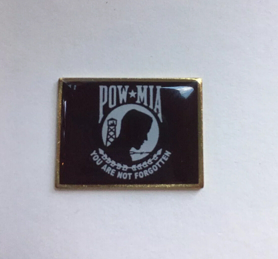 POW/MIA US Military Vets Lapel Pin Badge Hat Tac Veteran Vest Jacket MADE IN USA