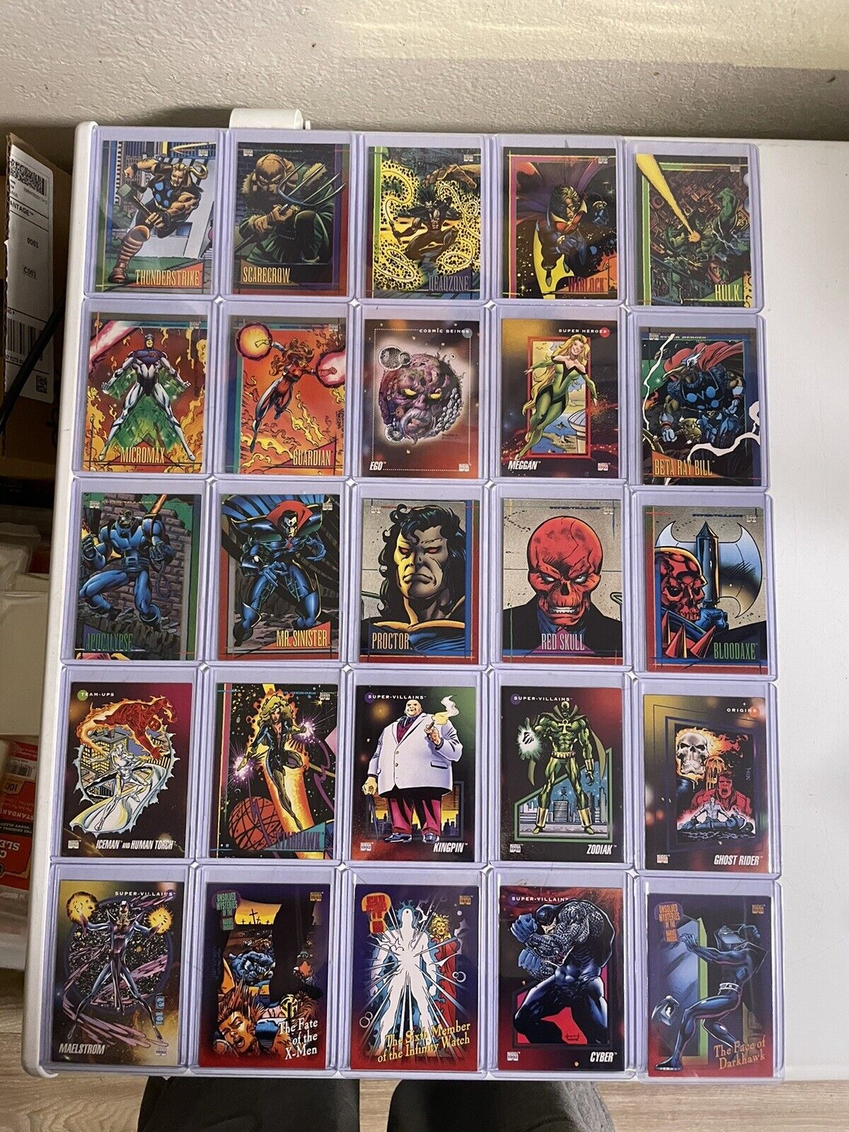Marvel 100 card Lot #3 All Top Loaded