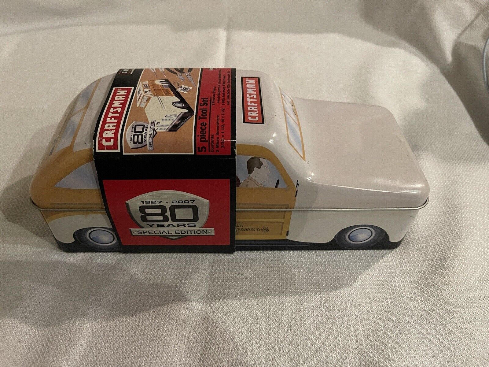 Sears Craftsman 80 Years 1927-2007  Special Edition Tin Car With Tools FATHER’S