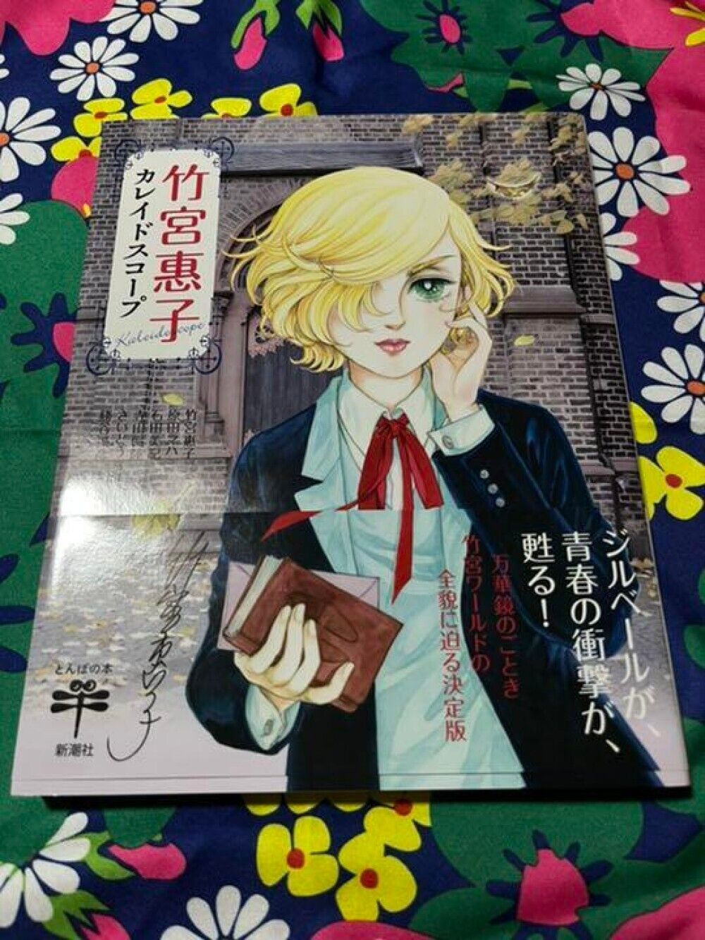 Keiko Takemiya 'Kaleidoscope' Kaze to Ki no Uta Book, JAPAN #R024
