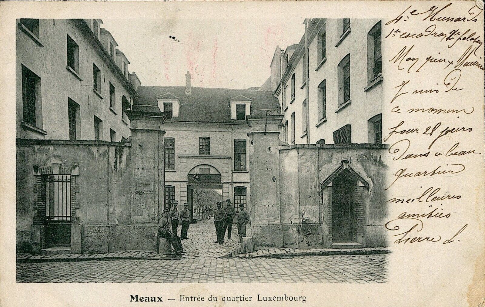 CPA 77 - Meaux - Entrance to the Luxembourg Quarter