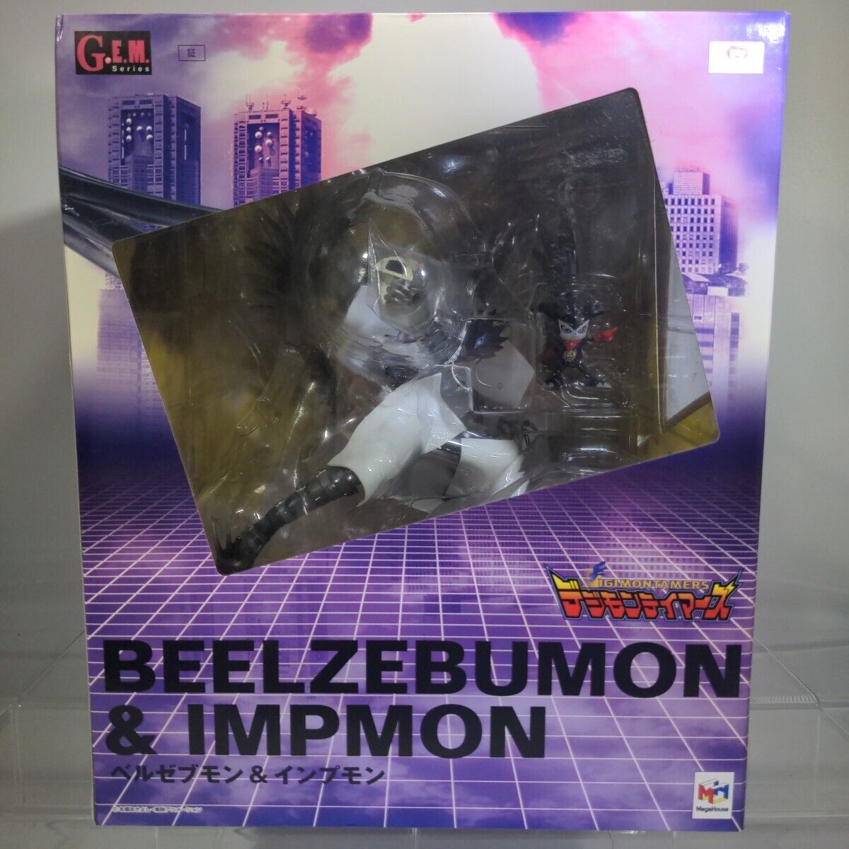 G.E.M. Series Digimon Tamers Beelzebumon Beelzemon & Impmon Figure Megahouse #ML