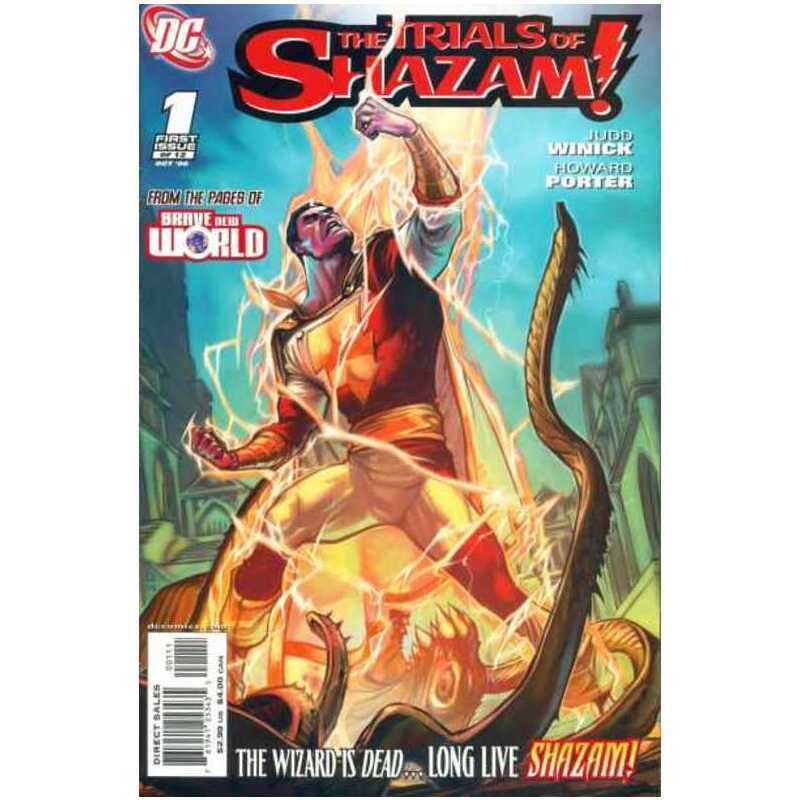 Trials of Shazam (2006 series) #1 in Near Mint minus condition. DC comics [e}