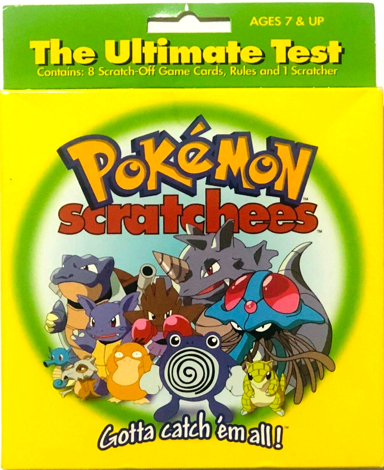 VINTAGE DECIPHER POKEMON SCRATCHEES THE ULTIMATE TEST NEW SEALED BOX RARE