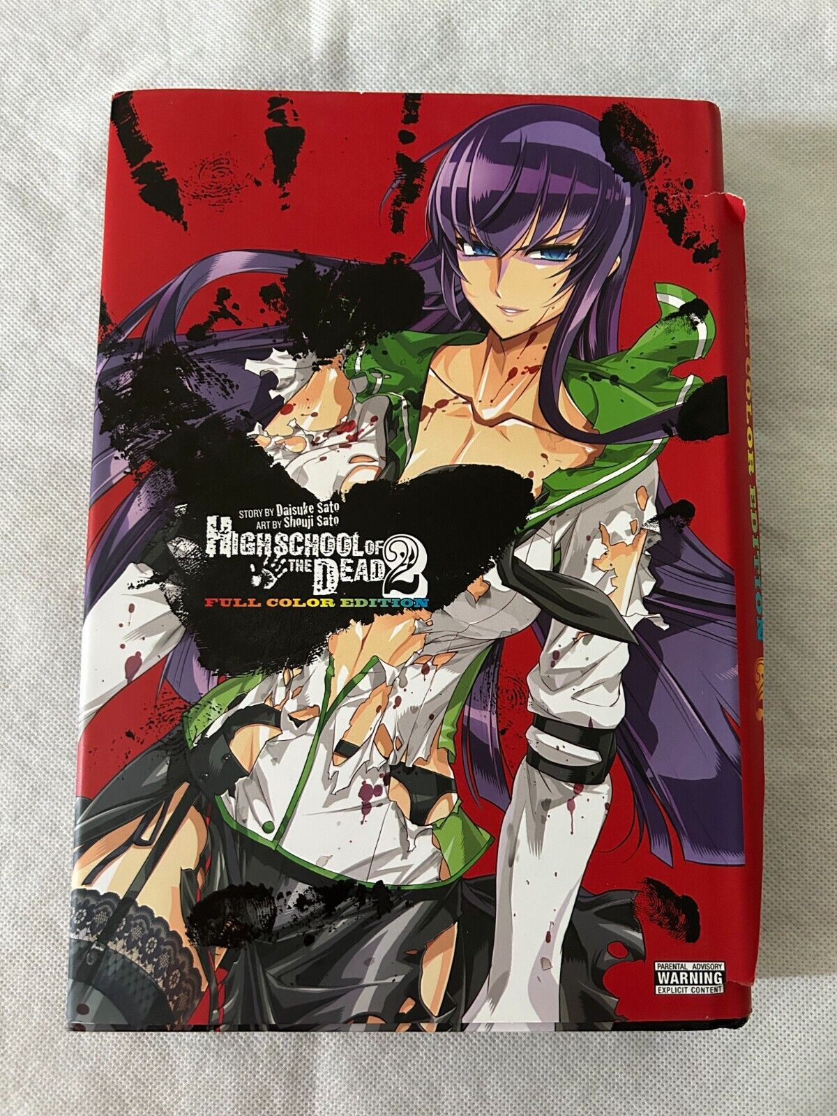 Highschool of the Dead Color Omnibus, - Hardcover, by Sato Daisuke - Very Good