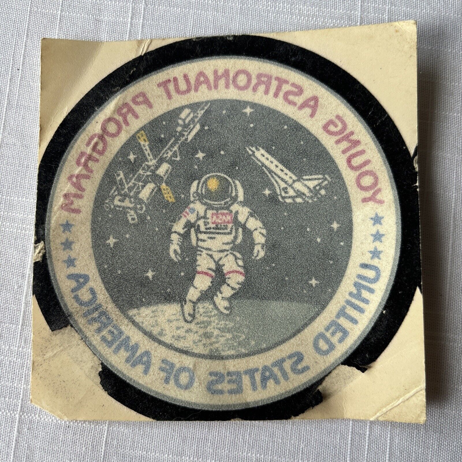 Young Astronauts Program Patch Iron on Old