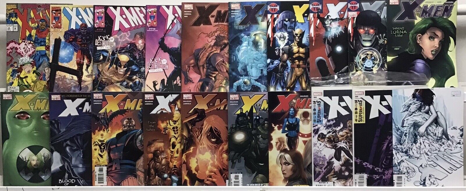Marvel Comics X-Men 2nd Series Lot Of 20 Comics