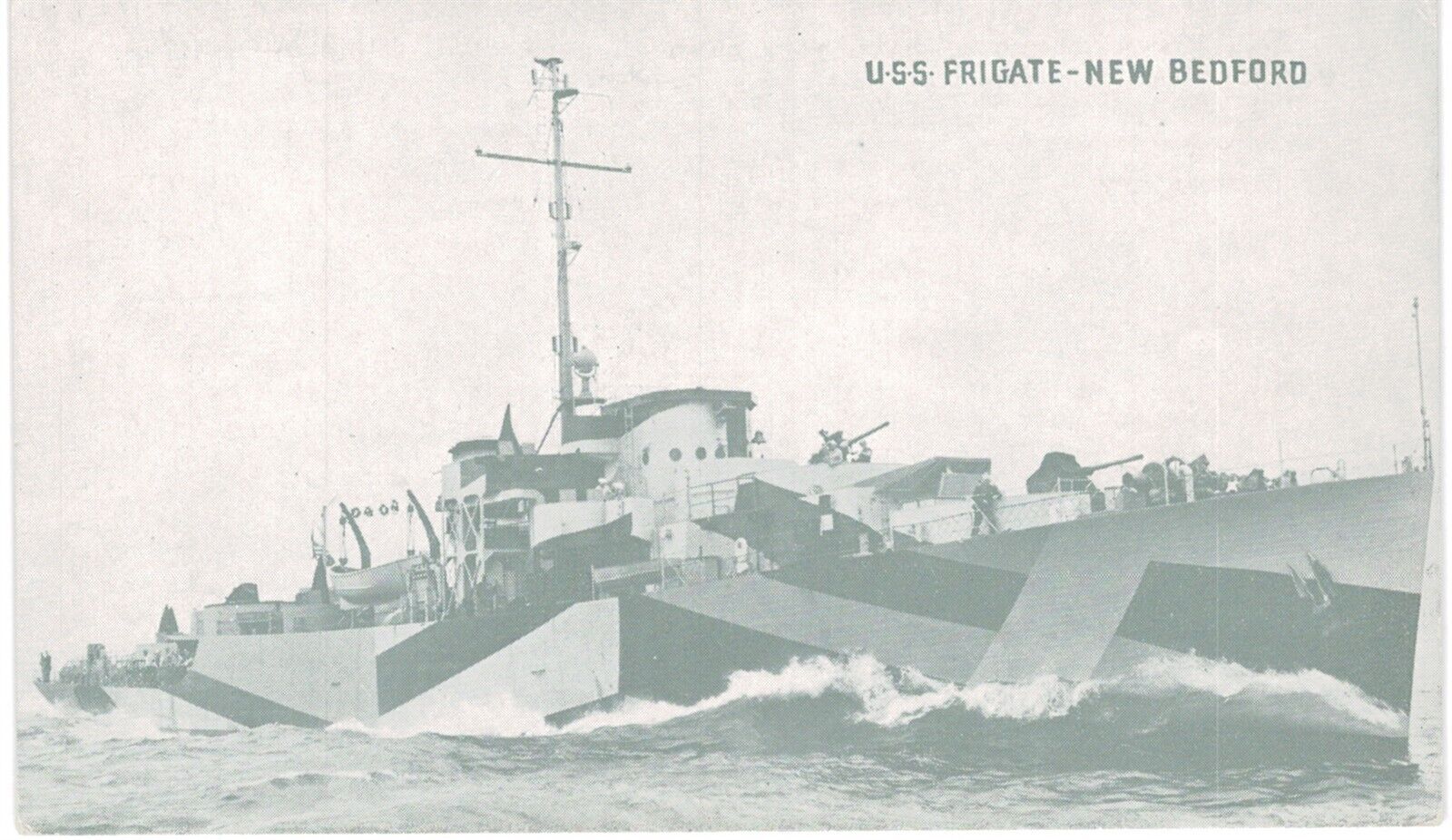 U S Navy U S S Frigate New Bedford 1940 