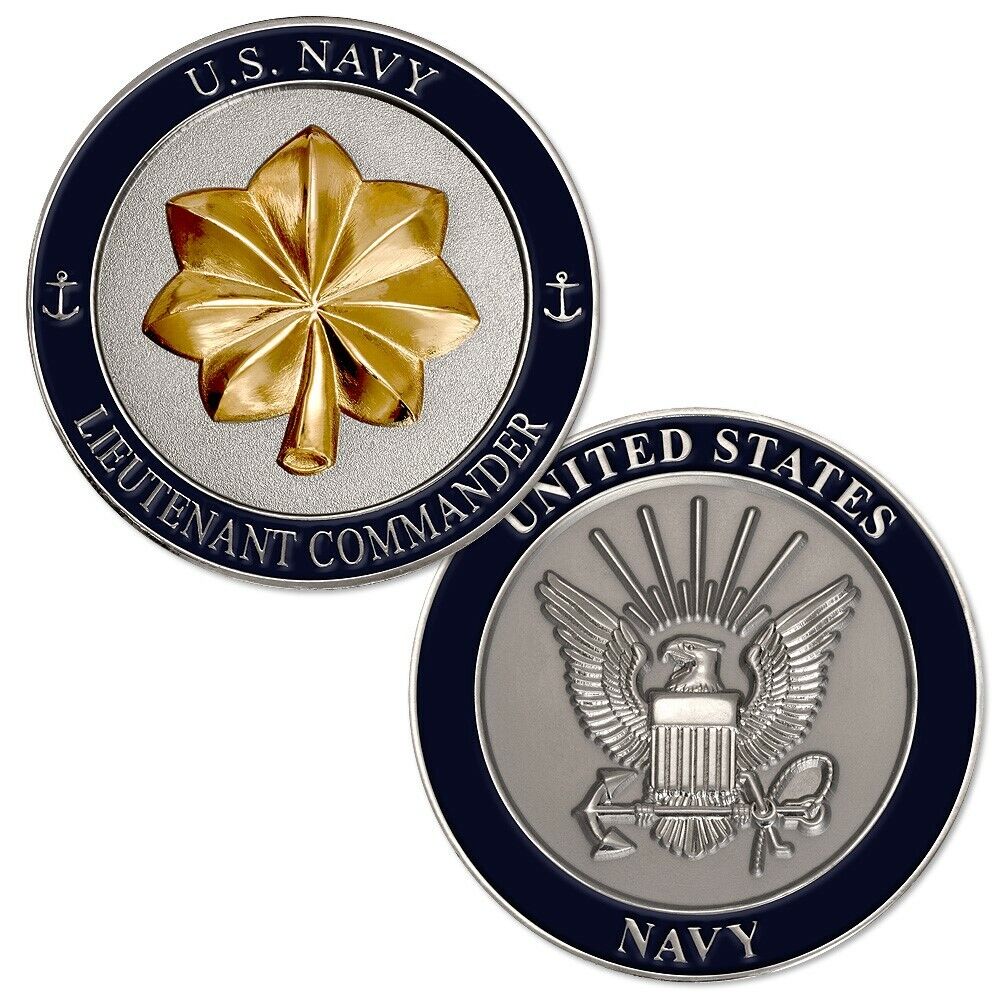 NEW U.S. Navy Lieutenant Commander Challenge Coin.