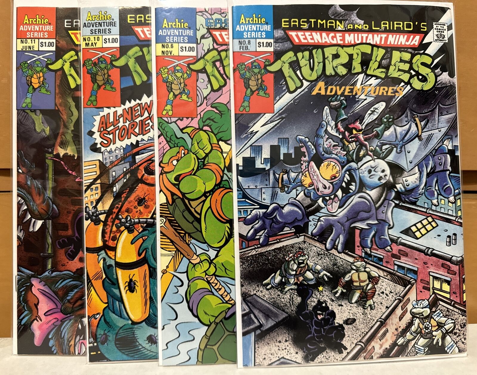 TMNT Comic Book Lot Of 4 Turtles Presents Archie Eastman And Lairds