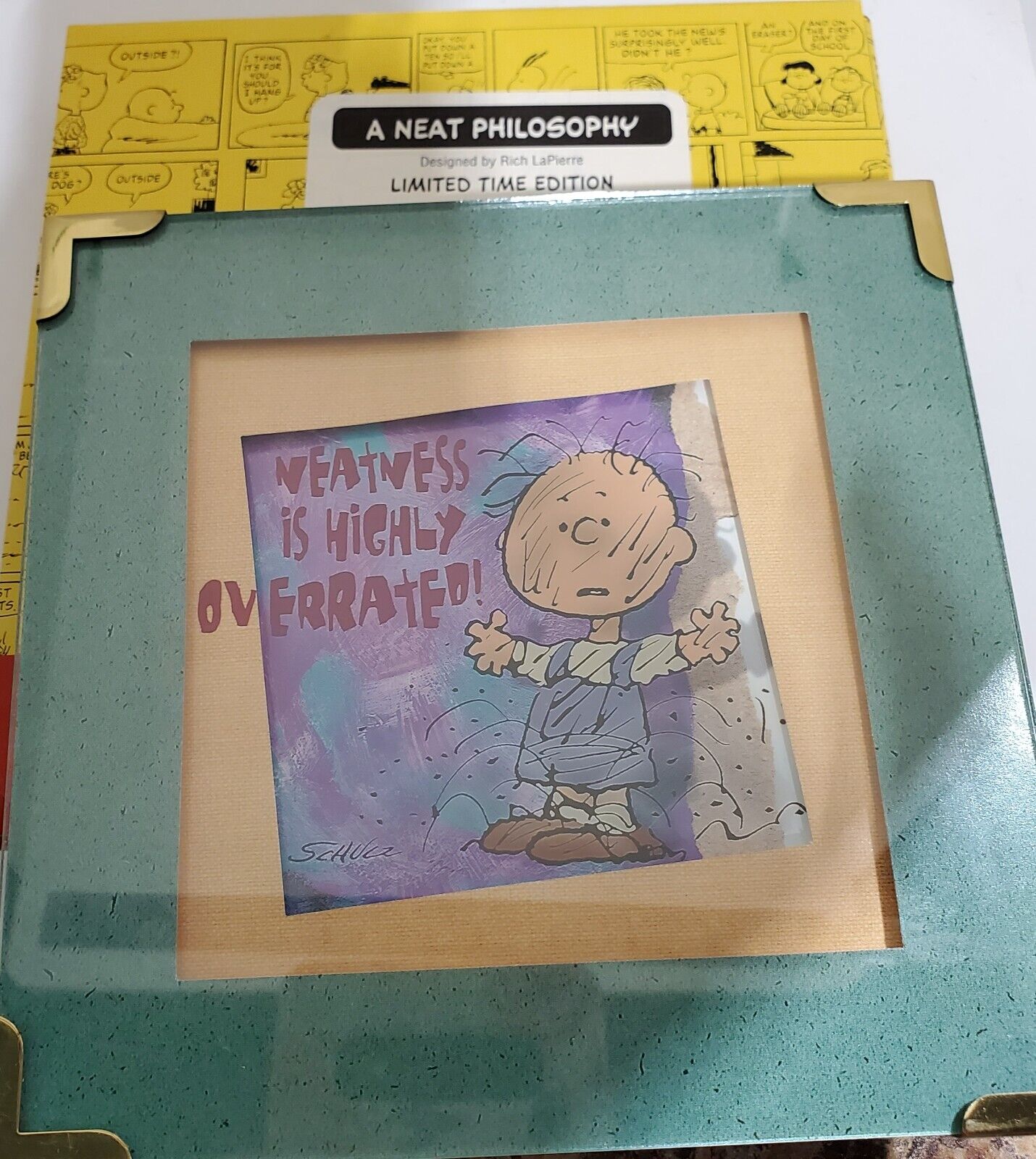 Hallmark Peanuts Gallery a Neat Philosophy Pigpen Picture Frame
