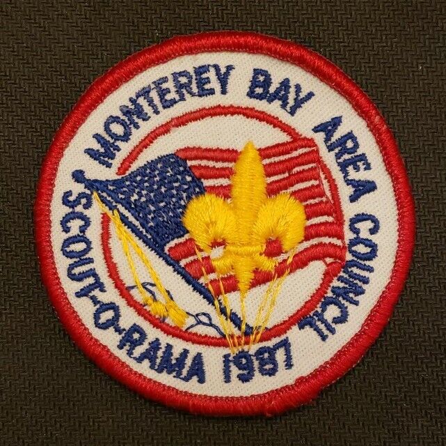 1987 Monterey Bay Area Council Scout-O-Rama Iron/Sew-On Embroidered Patch BSA 