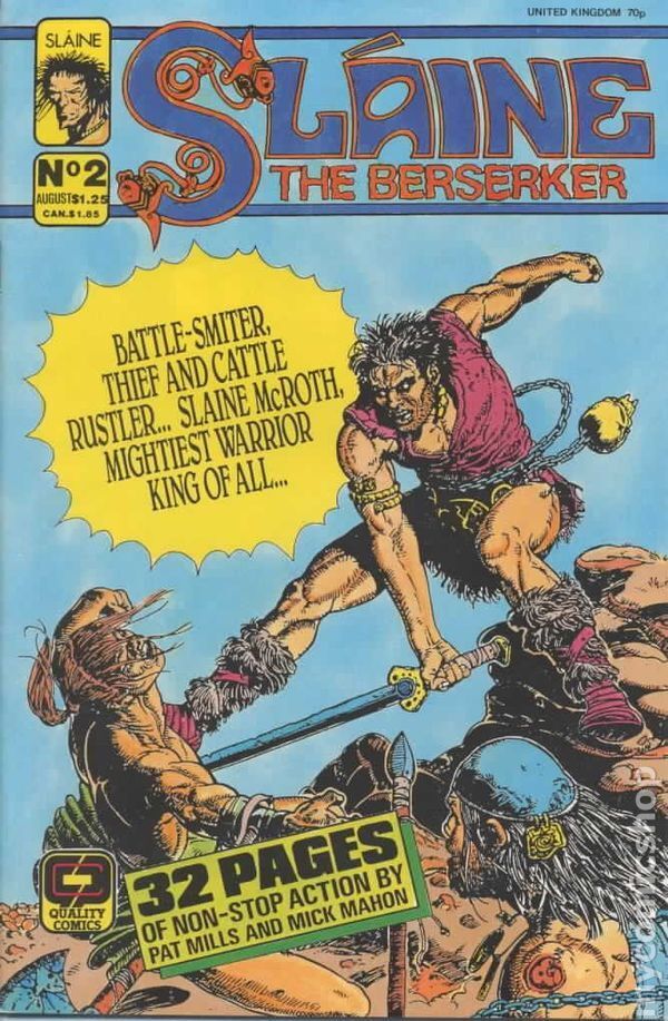 Slaine the Berserker/King #2 FN 1987 Stock Image