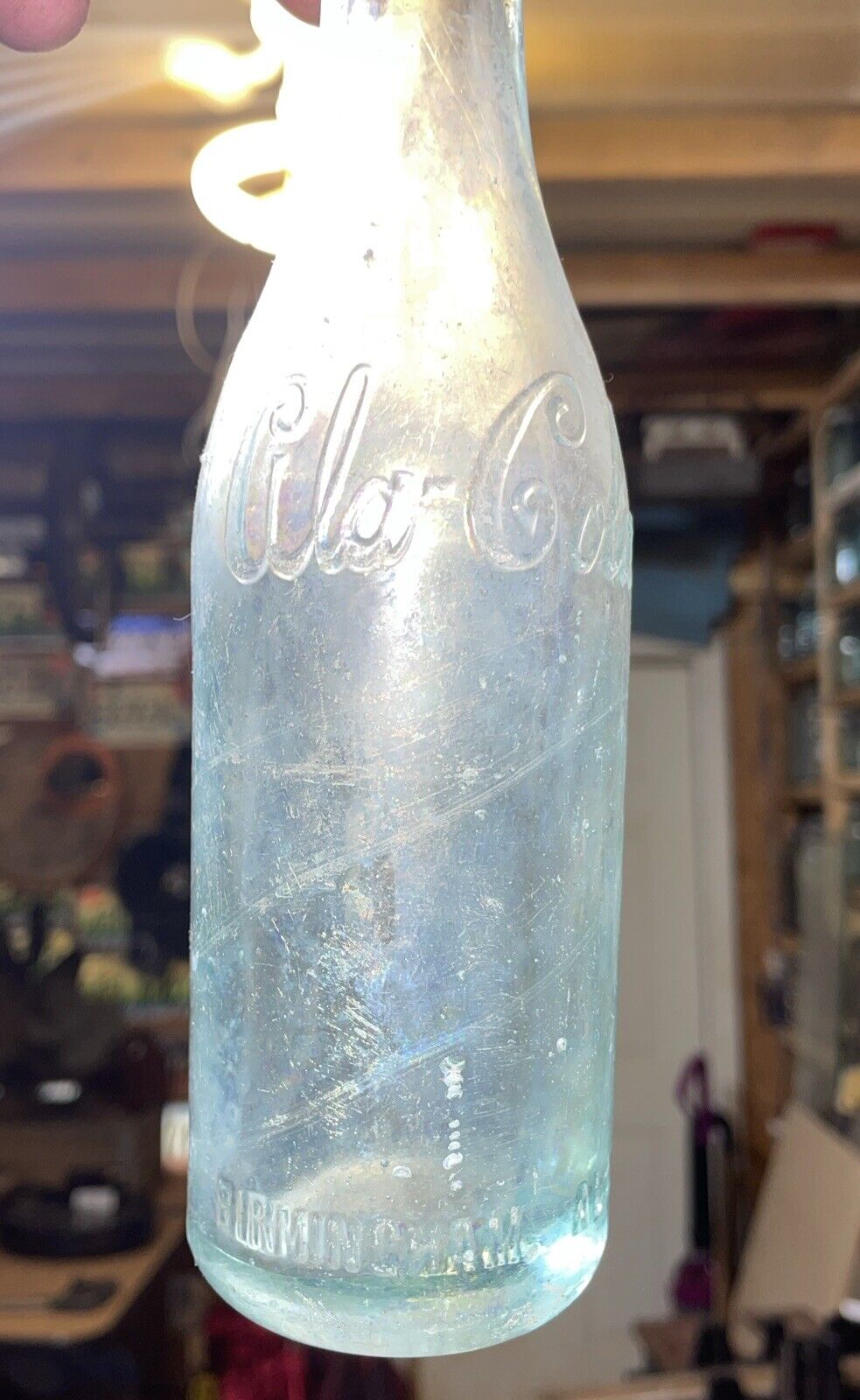 Rare Alabama Soda Bottle - Ala Cola Birmingham Ala. 