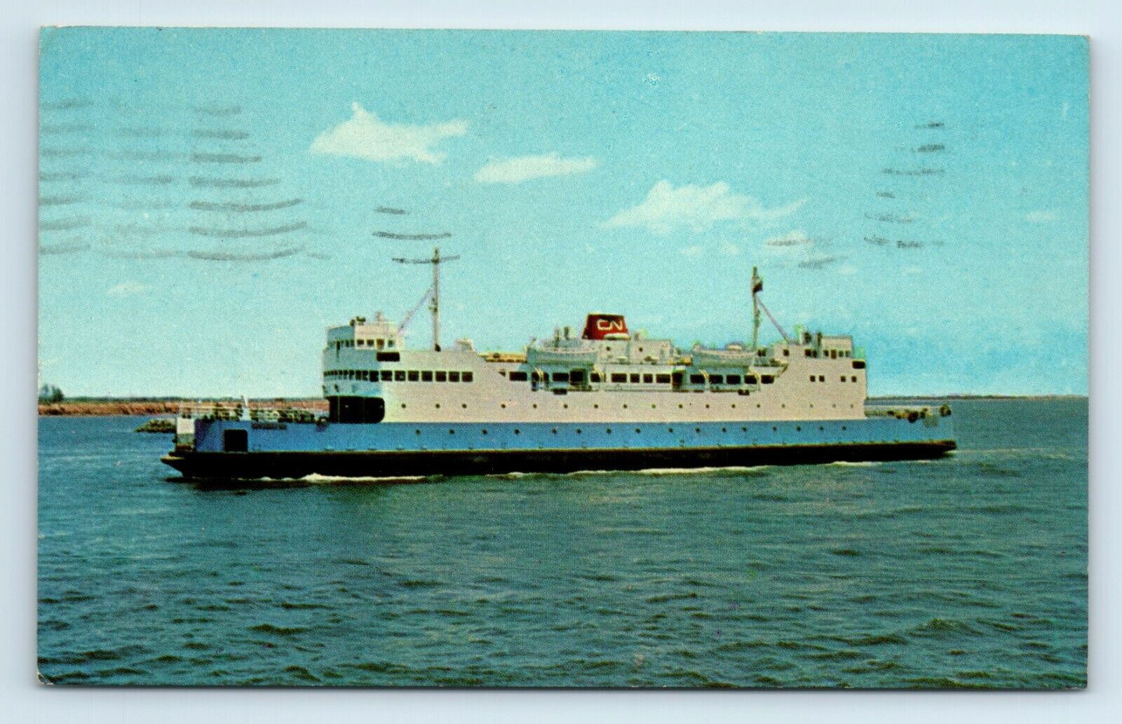 Postcard MV Confederation Ferry, 1960\'s X75