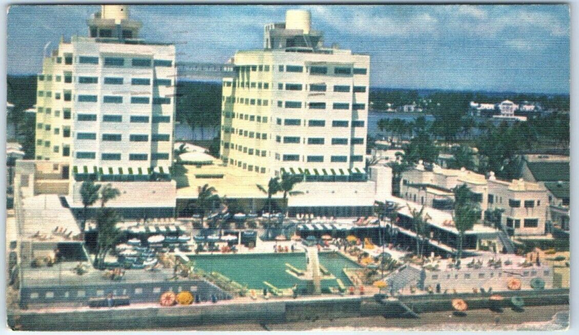 The Sherry Frontenac Hotel on the Ocean at 65th Street, Miami Beach, Florida