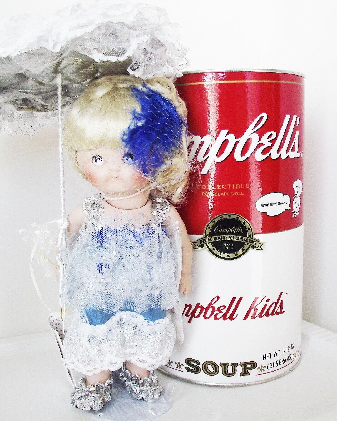 ANTIQUE REPRODUCTION GOOGLEY CAMPBELL SOUP KID\'S FIREMAN PATRICIA LOVELESS DOLL