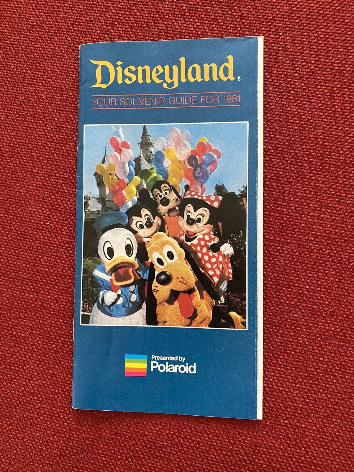 Disneyland Your Souvenir Guide for 1981 by Polaroid 