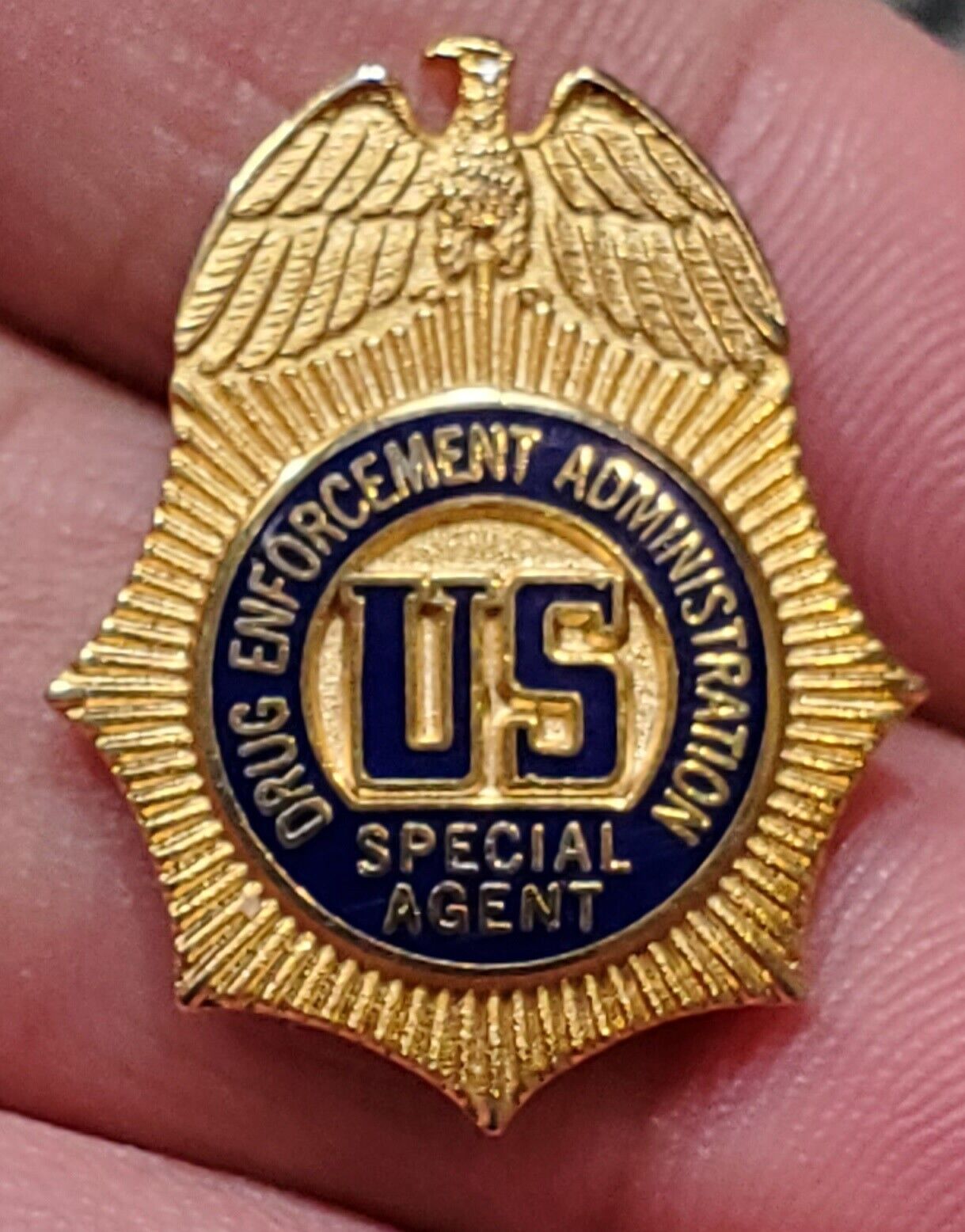 Vintage Obsolete DEA Drug Enforcement Agency Pin