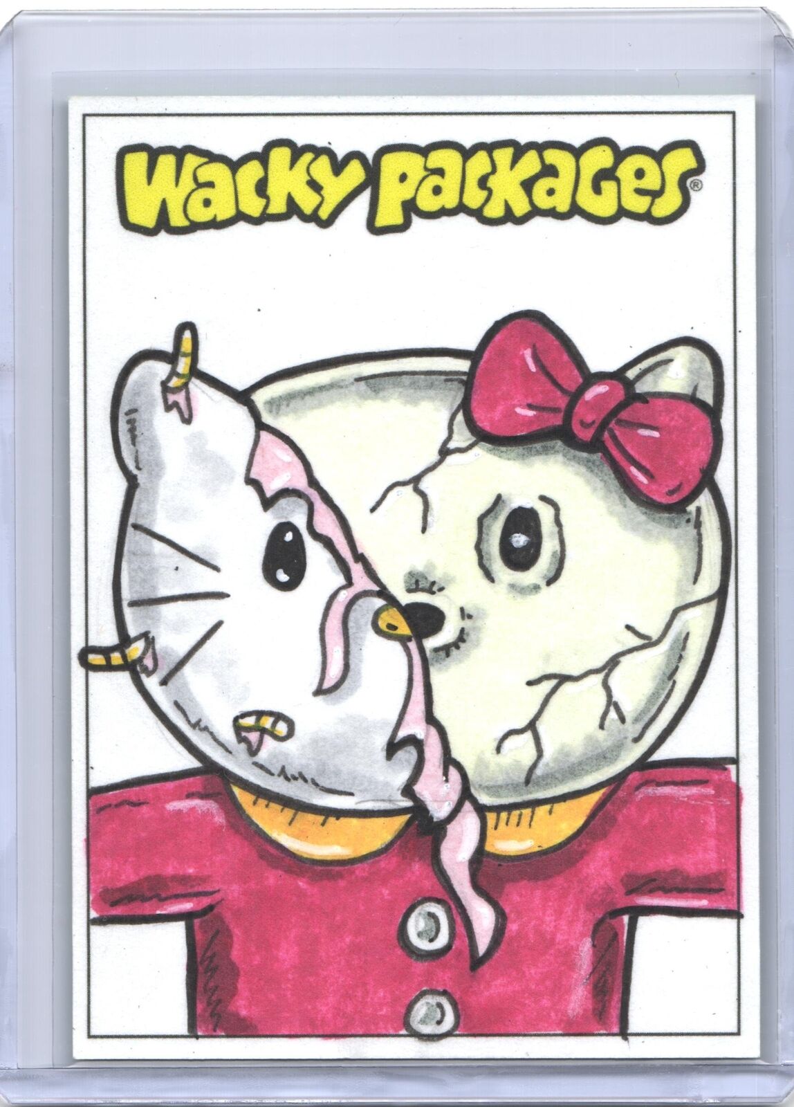 2024 Wacky Packages Goodbye Kitty Erik Muller 1/1 Sketch