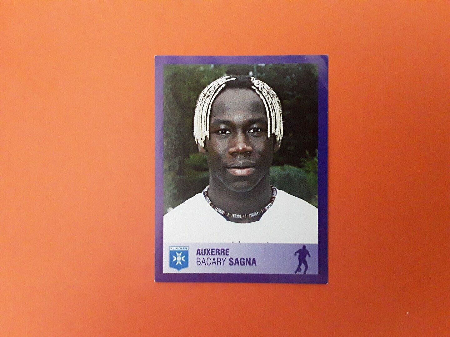 2006 Panini FOOTBALL ROOKIE BACARY SAGNA AUXERRE ARSENAL #58