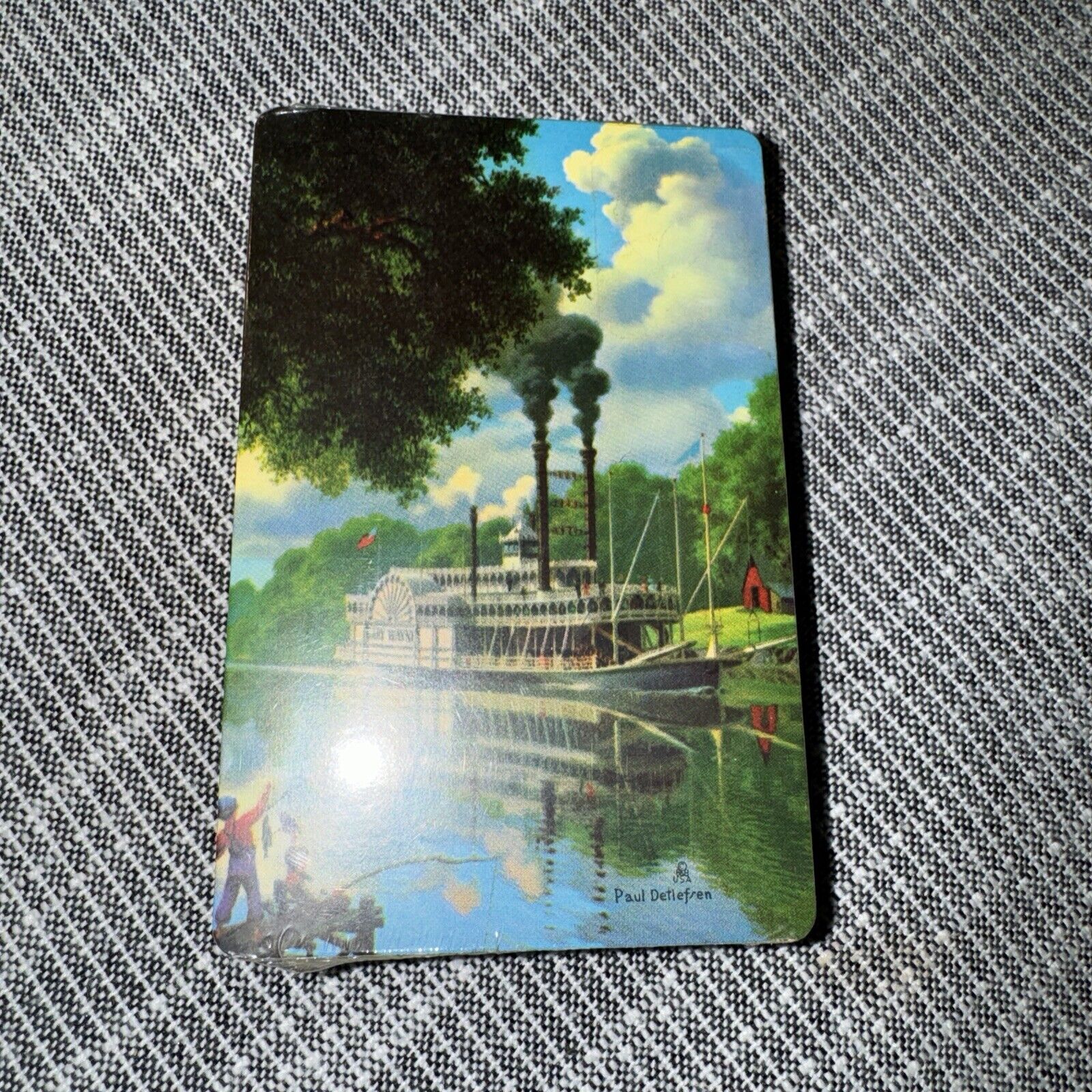 Vintage Steamboat Playing Cards - Paul Detlefsen - New Sealed Unopened