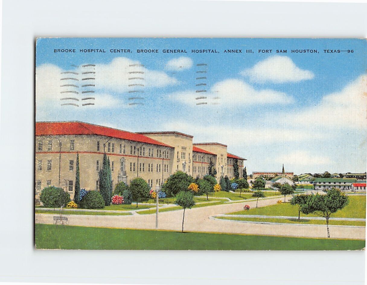 Postcard Brooke Hospital Center Brooke Gen. Hospital Annex III Fort Sam Houston