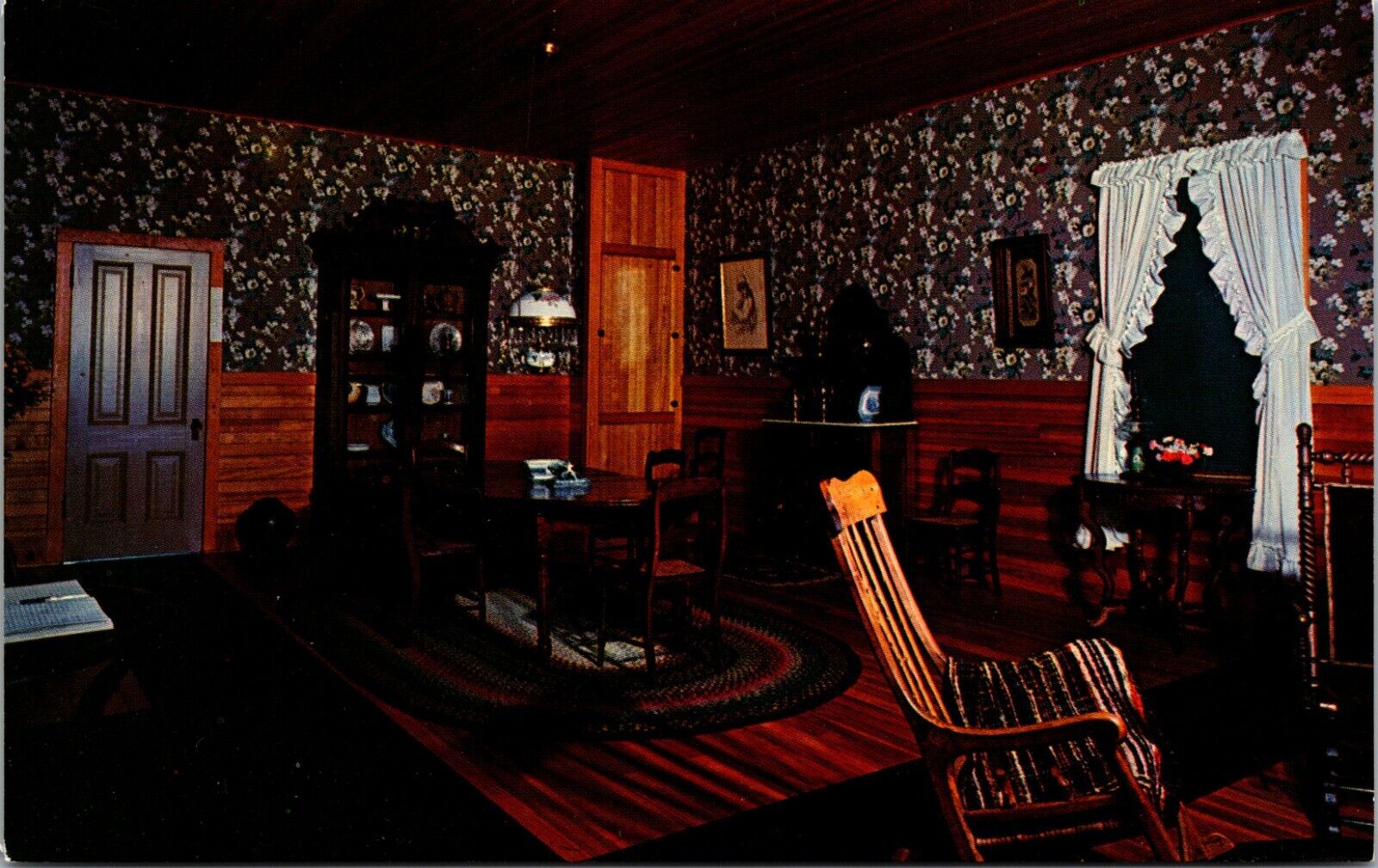 Champoeg Oregon OR Robert Newell House Dining & Keeping Room Postcard
