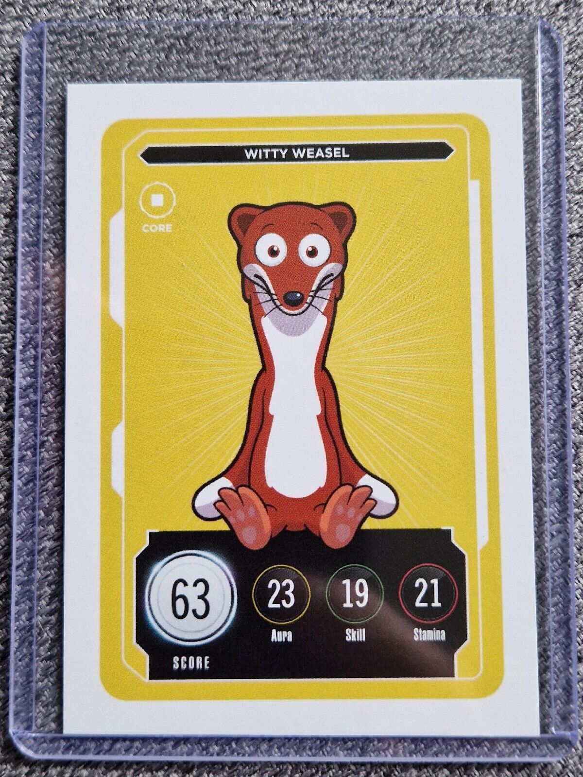 Witty Weasel Core Veefriends 2 Compete And Collect Trading Card Zerocool
