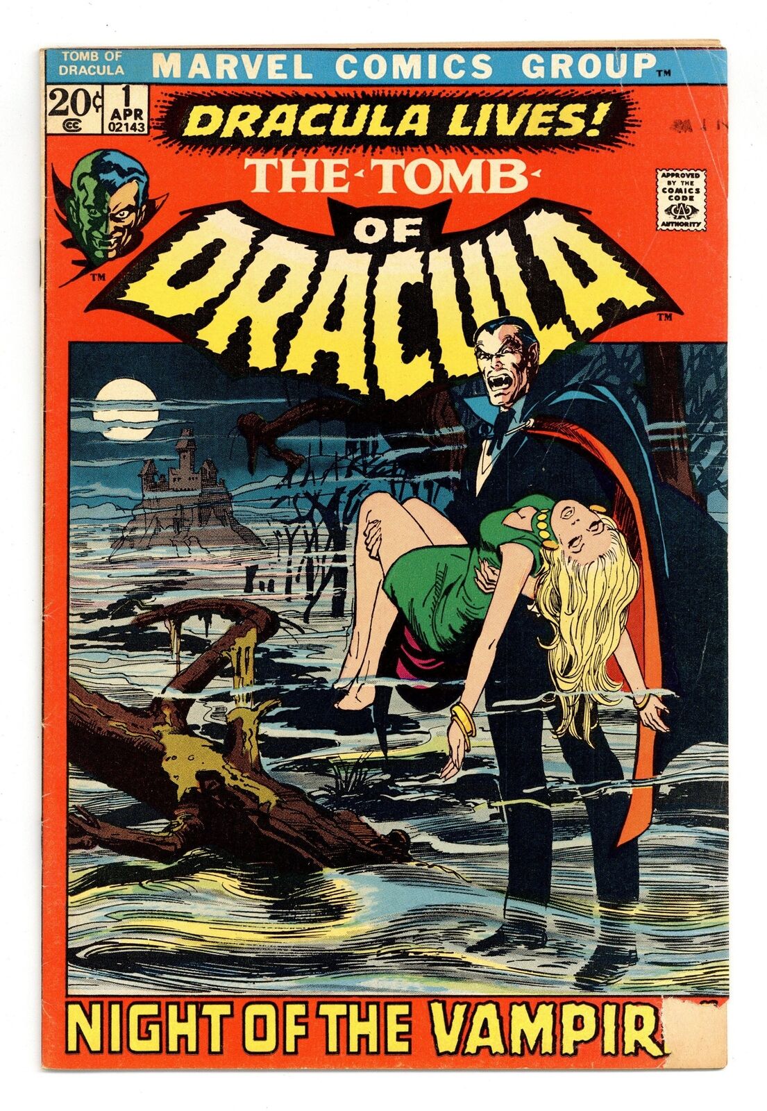 Tomb of Dracula #1 GD+ 2.5 1972 1st app. Dracula in a Marvel comic