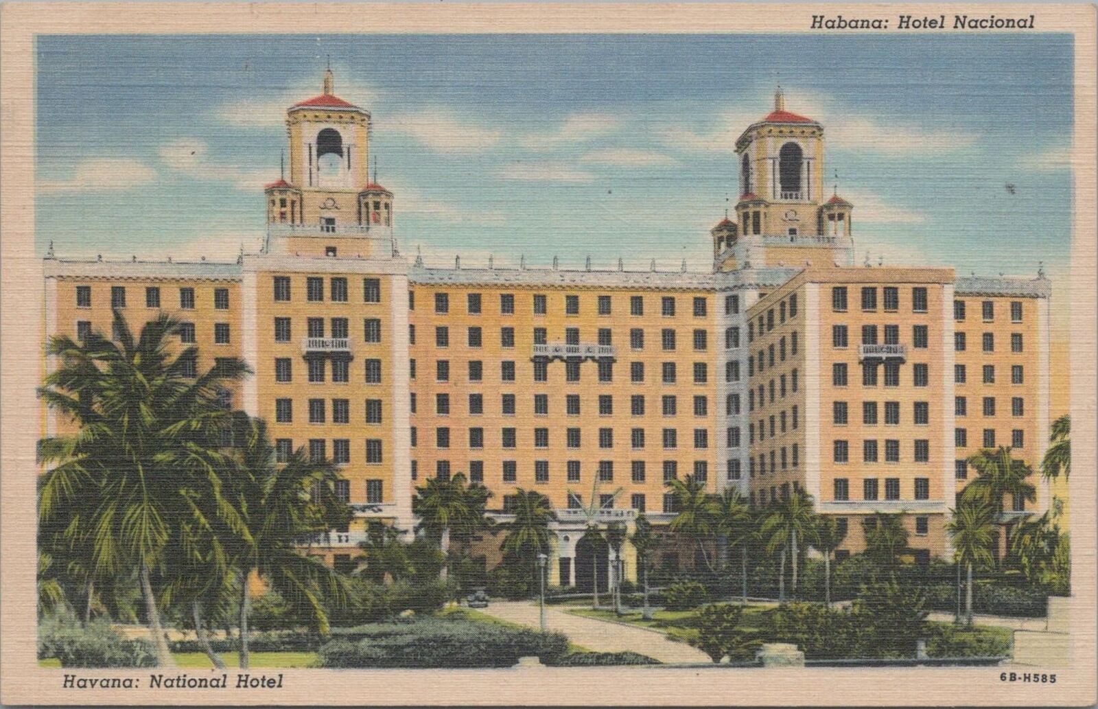 Postcard National Hotel Havana Cuba 