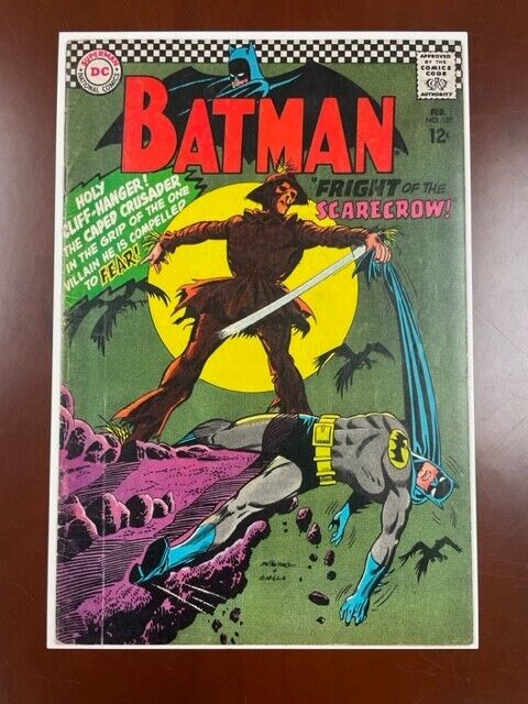 BATMAN #189_1967_FIRST APPEARANCE OF THE SCARECROW ...WHOLE BOOK