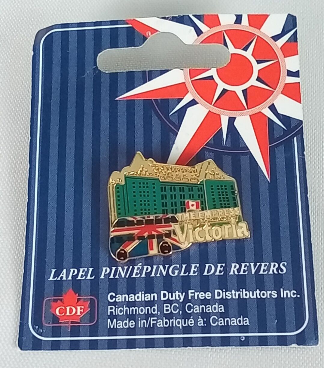 The Empress Victoria Logo Lapel Pin Canada
