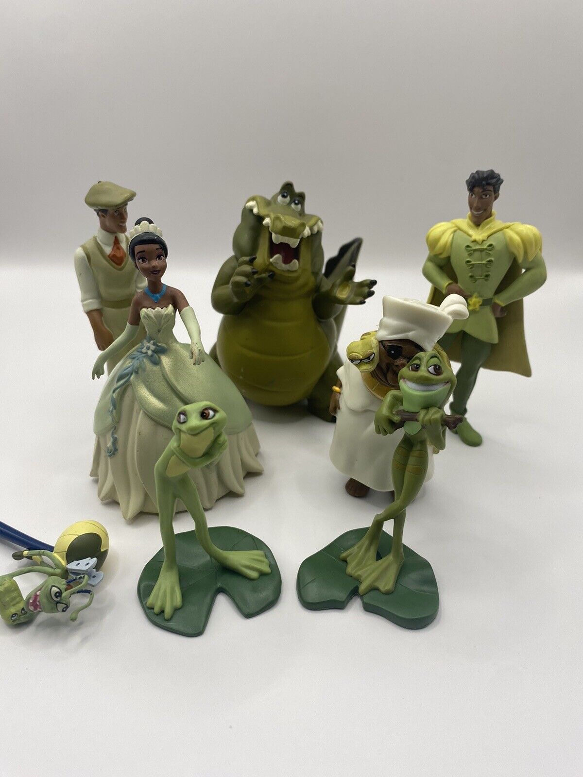 disney princess and the frog figurine lot vintage