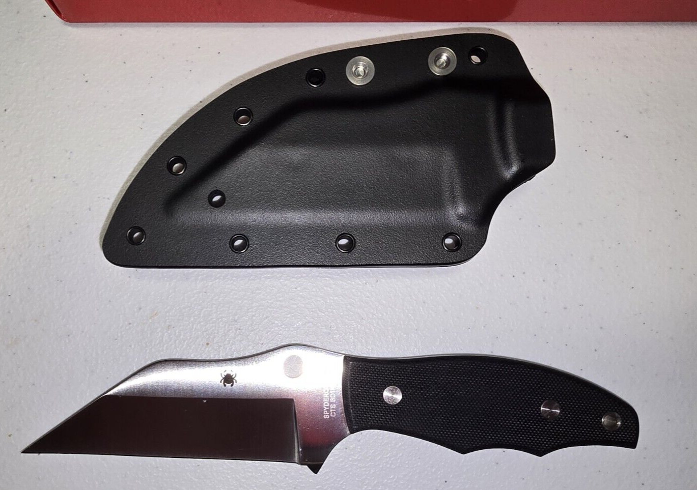 Spyderco Ronin 2 Fixed Blade Knife G-10 (4.1\