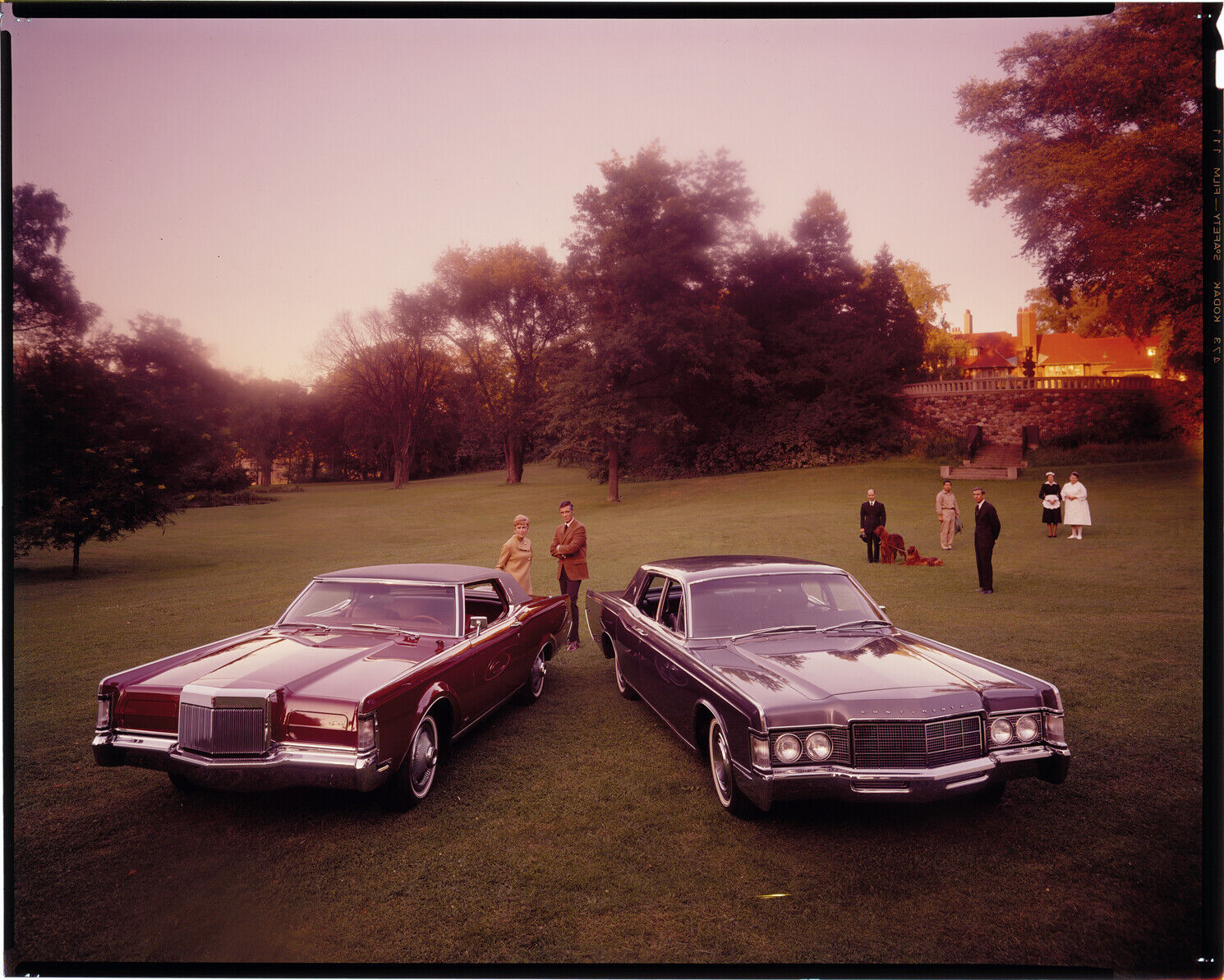 1969 Lincoln Continental Mark III car advertising OLD PHOTO 2
